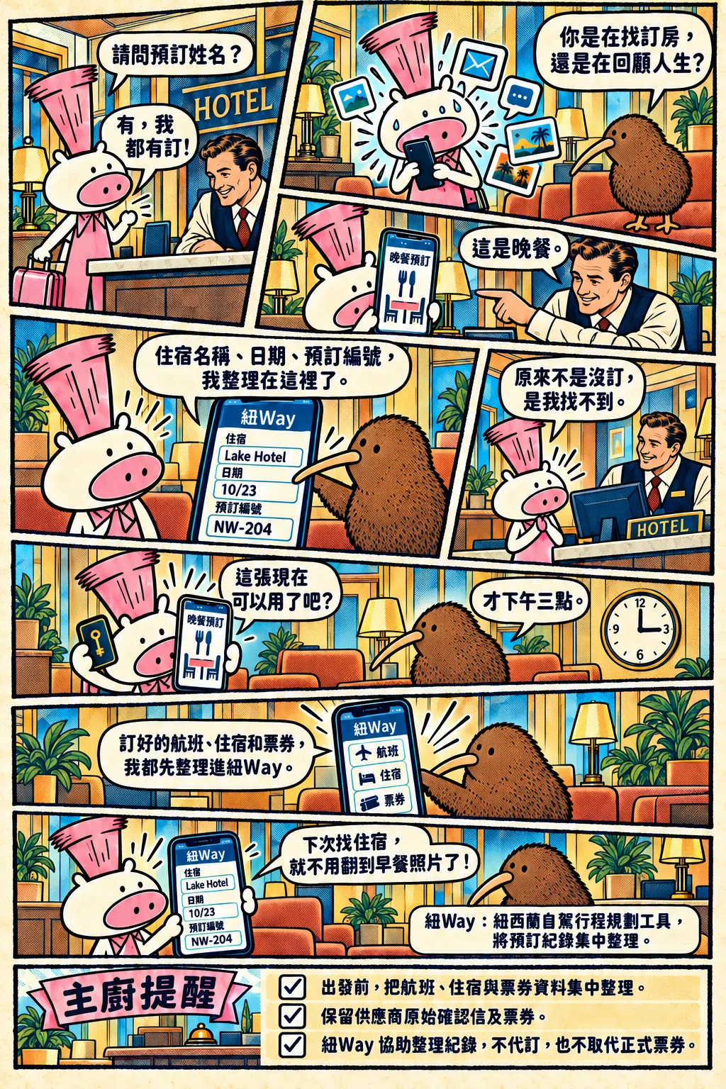 訂了,找不到完整漫畫;文字摘要與提醒在圖片下方